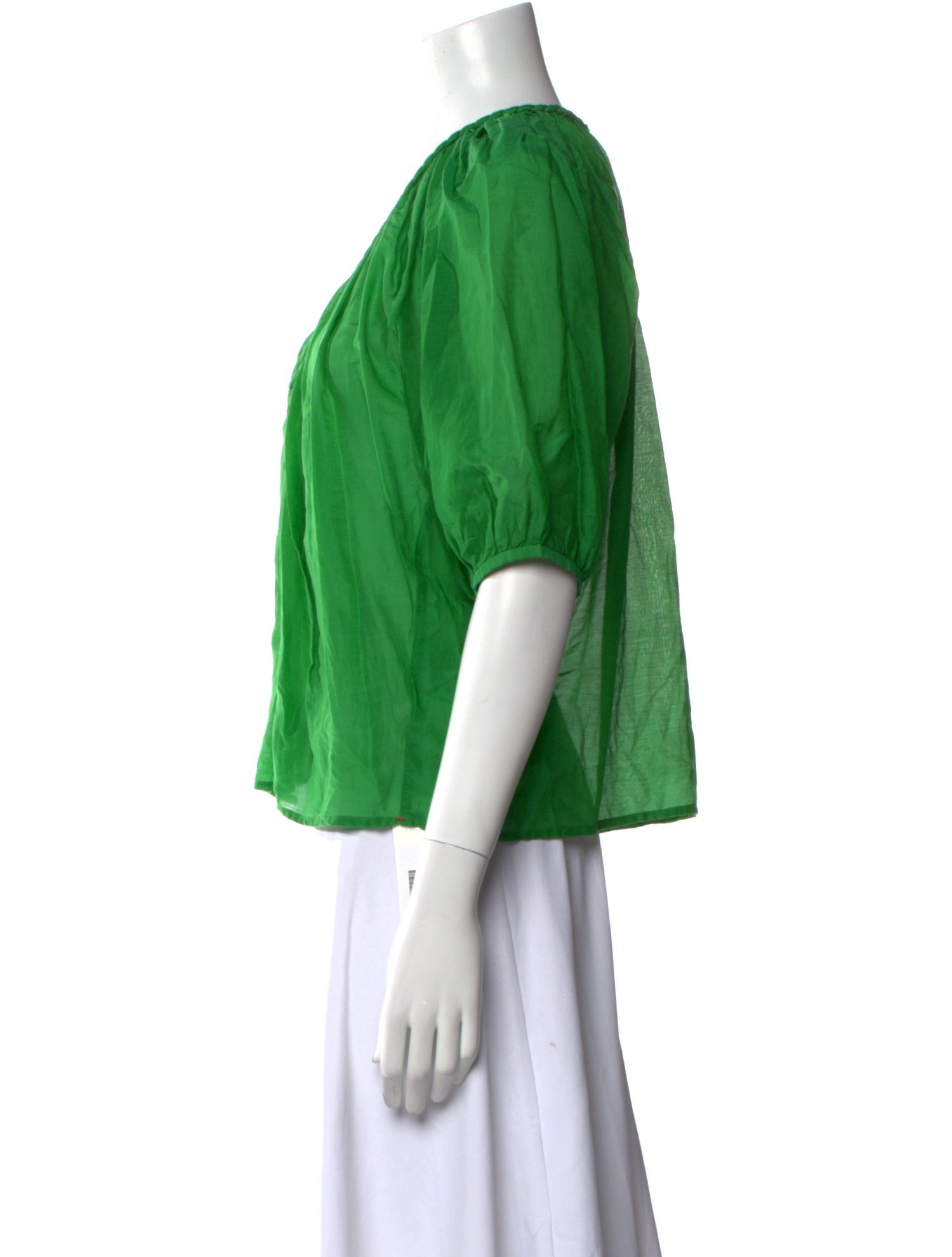 Xirena V-Neck Short Sleeve Crop Top